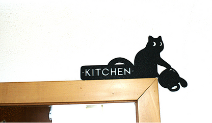 Silueta decorativa de gato "Kitchen"