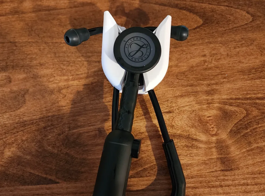 Soporte ergonómico para estetoscopio