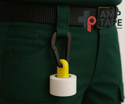 Porta-esparadrapo con rompe-ampollas integrado