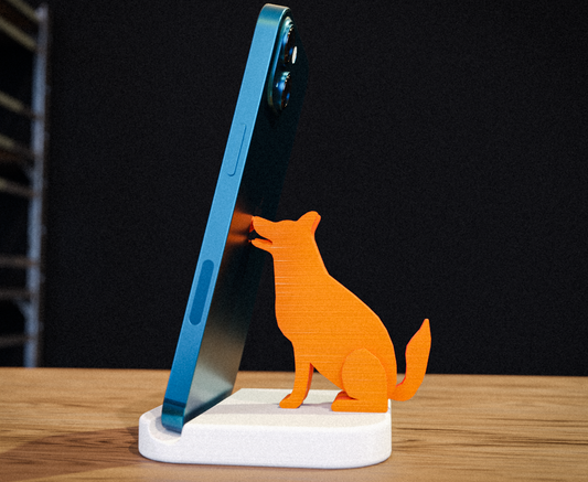 Soporte para móvil de perro