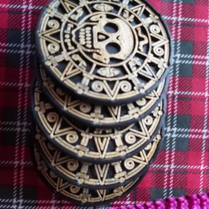 Posavasos monedas oro azteca