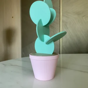 Posavasos con forma de cactus