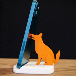 Soporte para móvil de perro